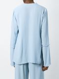 'Henley'喇叭袖罩衫