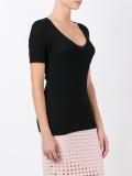 scoop neck T-shirt