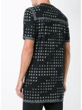 metallic print T-shirt