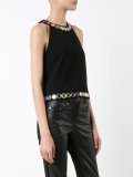 mirror embroidered top