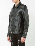 fitted biker jacket