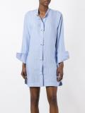 oversized button shirt dress