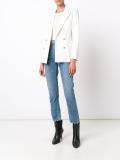 peaked lapel blazer