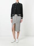 front slit pencil skirt