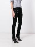 skinny zip jeans