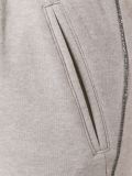glitter stripe track pants