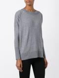 V-back knitted jumper