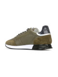 logo print lace up trainers 