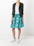 roses jacquard skirt