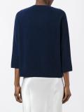 cropped sleeves jumper