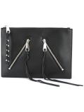 double zip clutch 