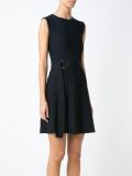 round neck knit dress