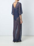v neck kaftan