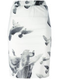 floral print pencil skirt