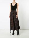 floral print skirt 