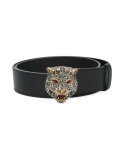 tiger embellished belt