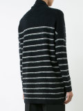 striped cardi-coat 