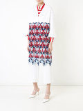 embroidered trim coat 