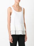 pleated tank top