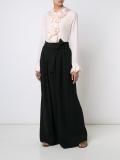 'Charmeuse Longsleeved Ruffled' shirt