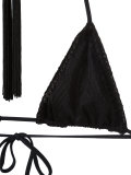 embossed zig zag bikini 