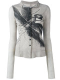 bug print cardigan