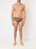 floral print swim trunks