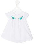 embroidered bird dress