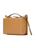 padlock closure satchel