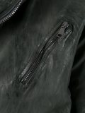 off-centre zip jacket