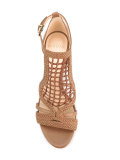 woven heeled sandals