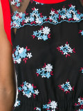 floral print flared dress