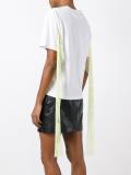 mesh appliqué T-shirt