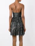strapless cocktail dress
