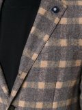 checked blazer