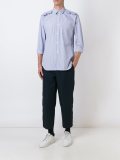 star appliqué striped shirt 