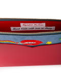 beaded lip pouch