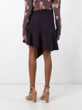 draped asymmetric skirt