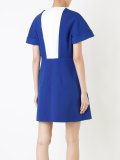 contrast dress 