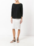 boat neck blouse