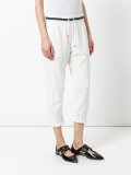 cropped track pants