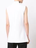 turtleneck sleeveless blouse