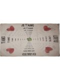 'Je T'aime'围巾