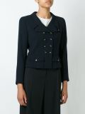 branded button jacket