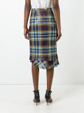 tartan checked skirt