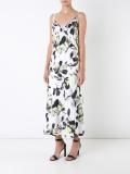 printed slip long dress