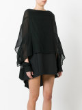 double layer shirt dress