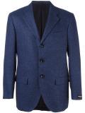 buttoned long sleeve blazer