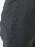 slim-fit tailored trousers
