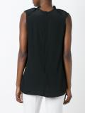 ruffle neck top